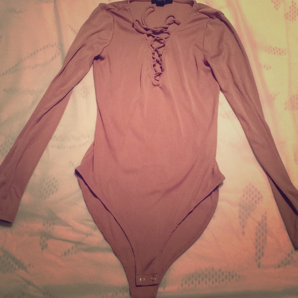 Mauve all in one top